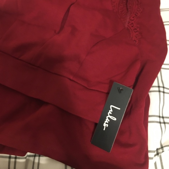 Red lulus 2 piece dress - Picture 2 of 5